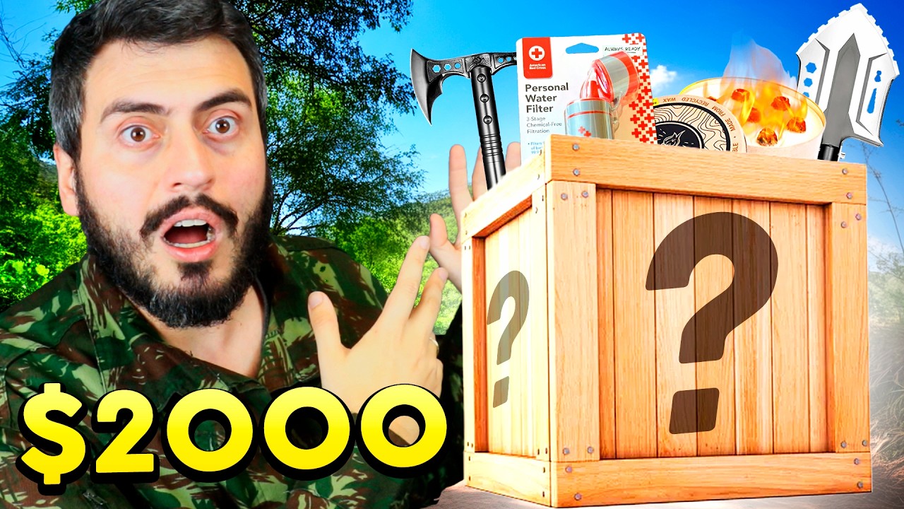 Comprei a CAIXA SECRETA de Sobrevivência Definitiva! R$ 2000