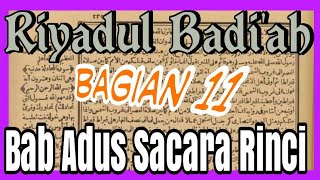 Download lagu Riyadul Badi'ah Bagian 11 Bab Adus secara rinci, kitab kuning bahasa sunda, ilmu fiqih mp3