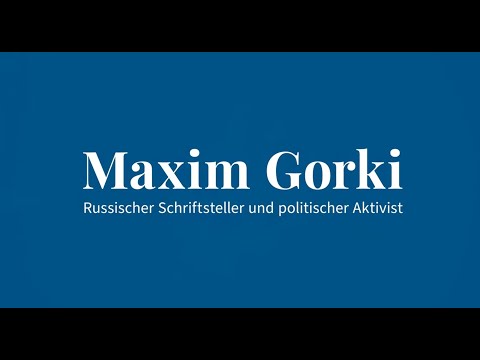 Zeitzeugenreihe Kaiserbäder: Maxim Gorki