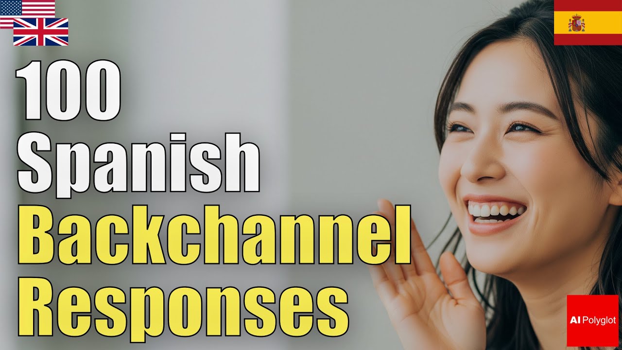 100 Spanish Backchannel Responsess | Natural Listening | Must-Know