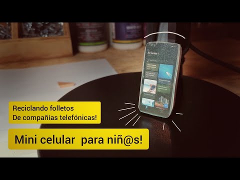 Mini celular para niñ@s! Proyecto de manualidad y reciclaje