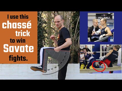 How to win Savate fights with Chassé Latéral Bas (SIDE KICK).