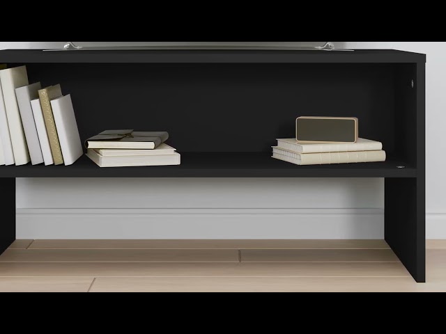 Video Teaser für 800055 vidaXL TV Cabinet Black 80x40x40 cm Engineered Wood