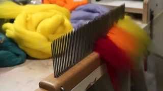 Colour Blending on a Hackle