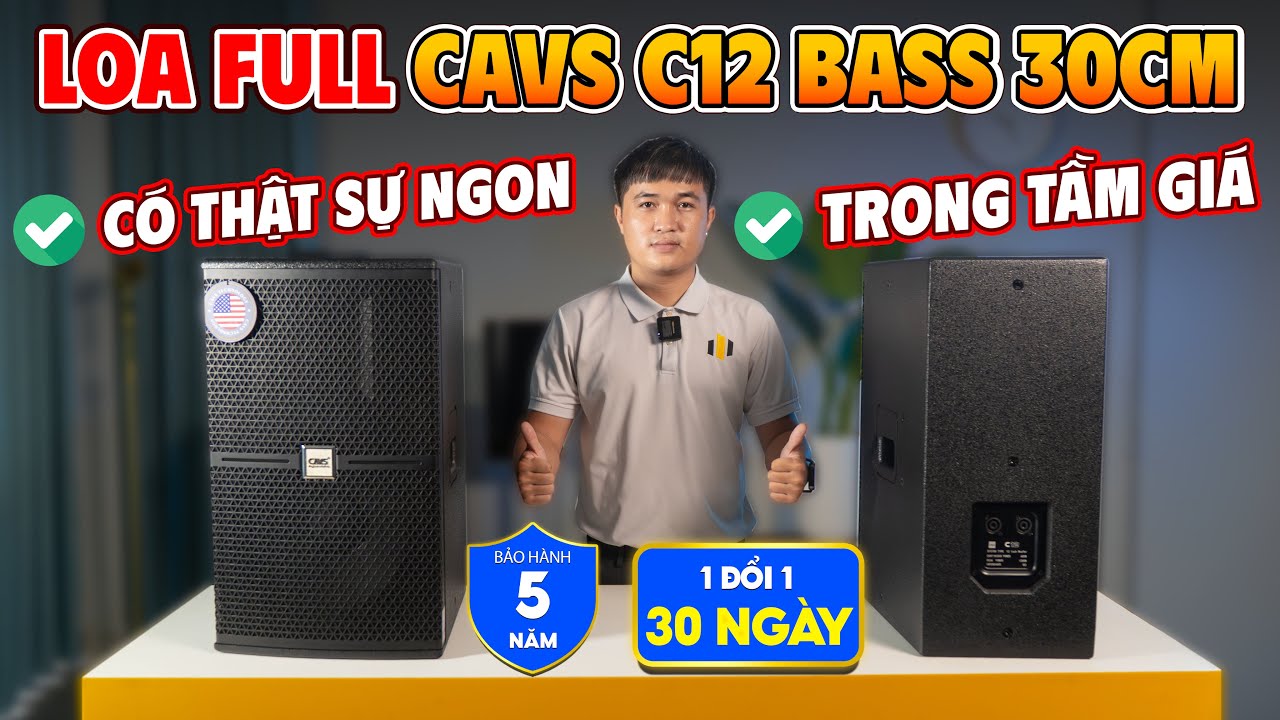 Video sản phẩm Loa Karaoke CAVS C12