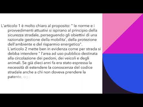 VIDEO EDUCAZIONE STRADALE