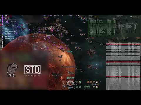 OUTNUMBERED! TEST ALLIANCE + FI.RE COALITION fight REKKING CREW HAC FLEET - T2-V8F IHUB TIMER