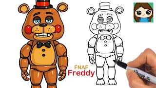 How to Draw Freddy Fazbear | FNAF