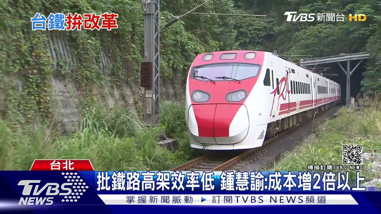 轉型?外界盼望台鐵大改革 專家喊話:鐵路高架化「效率低」