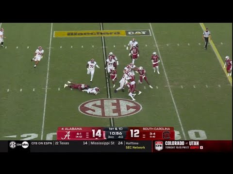 2025 USC vs Alabama - Nick Barrett Tackle for Loss No. 2
