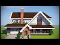 Minecraft Tutorial: How To Build A Large Suburban House
