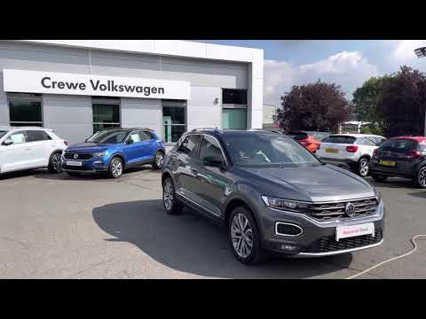 Approved Used Volkswagen T-Roc SEL 1.5TSI 150PS DSG in Indium Grey Black Roof - DE19ZNC