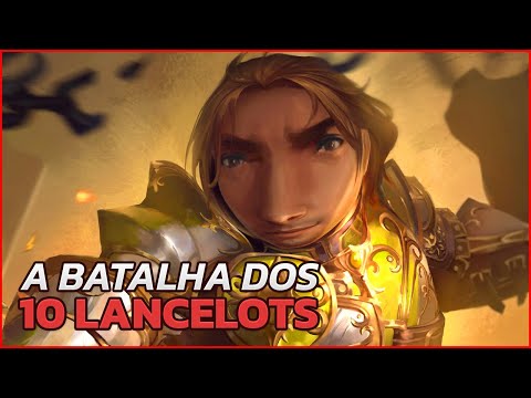 10 men fighting with their spears 🌚 The battle of the LANCELOTS! - ⚡ Smite BR