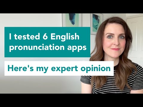 Which is the best pronunciation app for English in 2025?