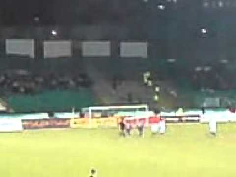 Lechia Gdańsk - Polonia Bytom . Gol na 1:0 z karnego - Traore 74 minuta. 06.03.2011r.