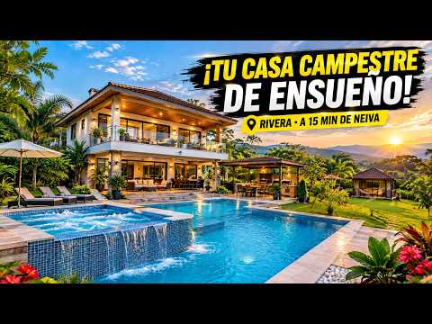 ASA CAMPESTRE EXCLUSIVA EN RIVERA, HUILA | A SOLO 15 MINUTOS DE NEIVA