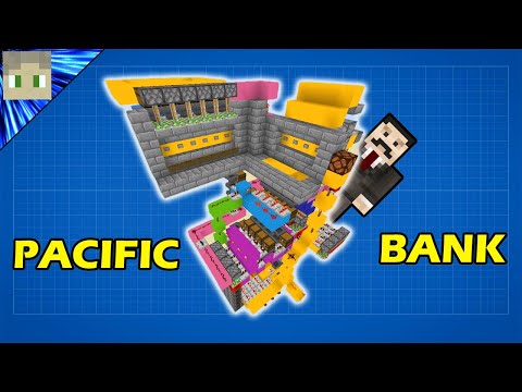 How to Build the Pacific Banking And Shop System From Hermitcraft 7! Hermit Tutorials Episode: 28