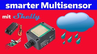 Erweiterbarer, smarter Regensensor + Temperatur und Luftfeuchtigkeit mit SHELLY