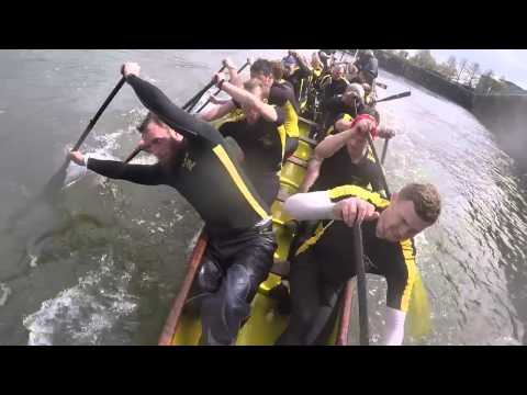 British dragon boat teams get controversial in 2000m race filmed on head cam