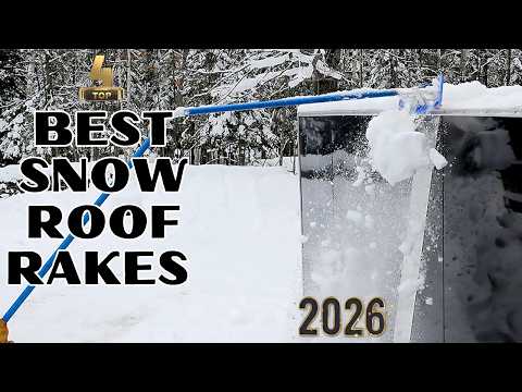 Best Roof Rakes for Heavy Snow | Top Snow Removal Tools That Actually Work