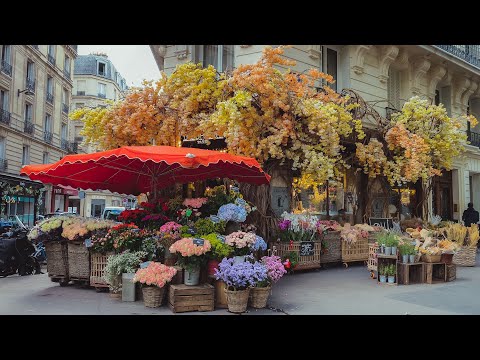 Facades & Food in the 17th Arrondissement (4K) - Paris Live #136