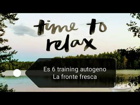 Es 6 del training autogeno. La fronte fresca