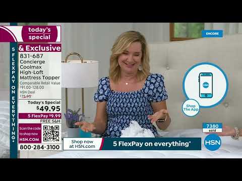 HSN | Concierge Collection Bedding Celebration 07.03.2023 - 03 AM