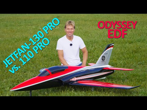 EDF Odyssey JETFAN-130 PRO 332km/h 12kW 16s 208A 14,5kg takeoff weight, Li-Ion 12Ah TOPRC Model