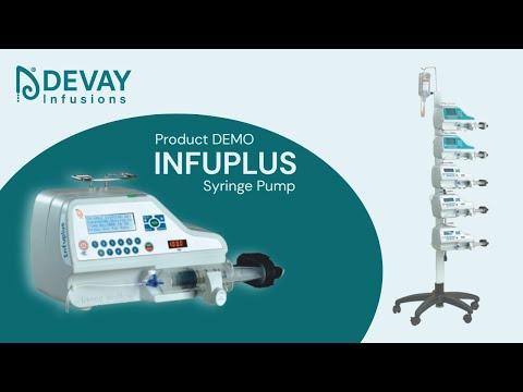 DEVAY | INFUPLUS Demo | Syringe Pump | Rate Mode | Volume Time Mode | Bolus | Anti Bolus | KVO