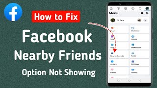How To Fix Facebook Nearby Friends Option Not Showing 2024 | Nearby Friends Facebook Not Working