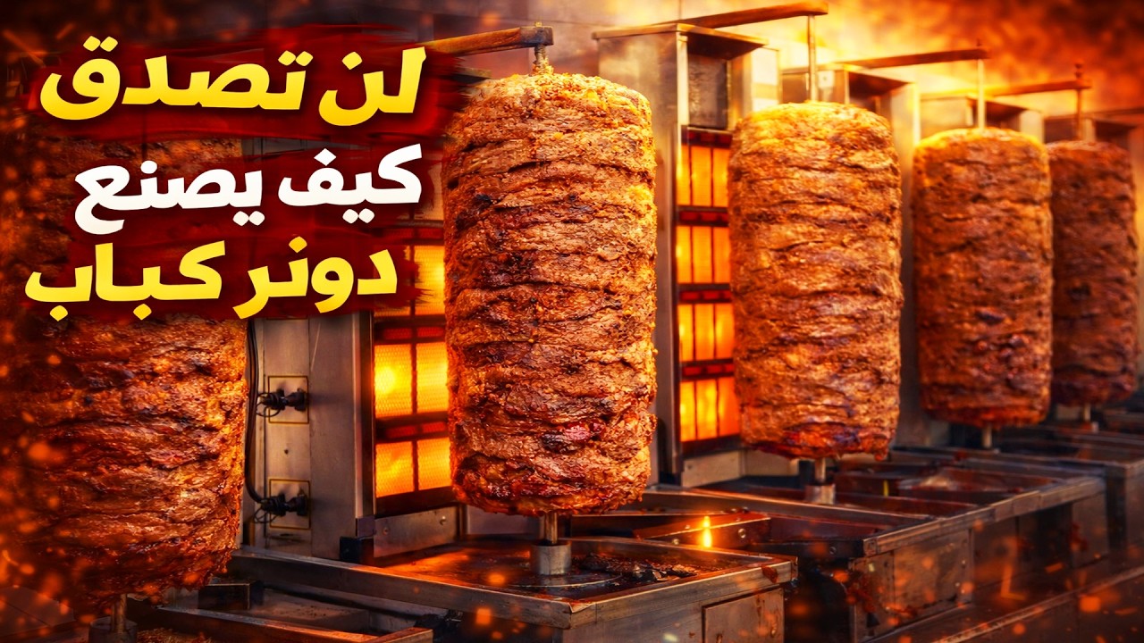 رحلة سرية داخل مصنع دونر كباب… شاهد ما يحدث فعليًا!