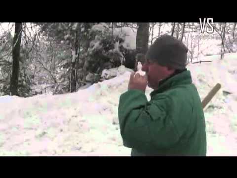 Blizzard 2012. Nevicata febbraio 2012. Schieti reagisce alla morsa del freddo