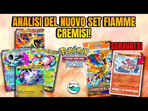 REACTION E ANALISI DEL NUOVO SET FIAMME CREMISI IN ARRIVO IL 17! MEGA KANTO! Pokemon TCG Pocket!