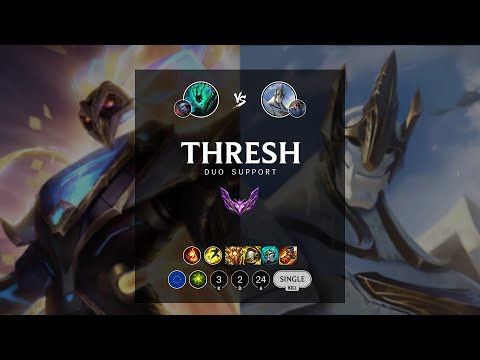 Thresh Support vs Galio - EUW Master Patch 12.9