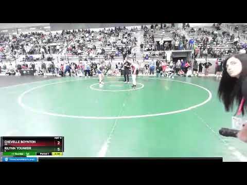 105 Lbs Cons. Round 3 - Chevelle Boynton, OR Vs Rilynn Younker, IL 4206