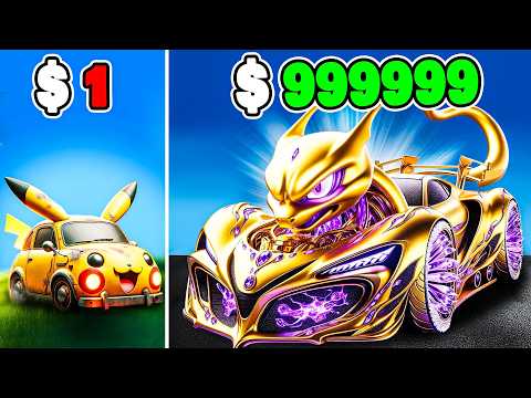$1 to $1,000,000 Pokémon Car in GTA 5