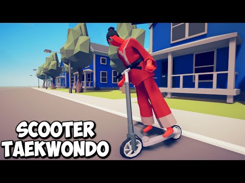 Scooter & Kick🛴 Scooter Taekwondo vs Every Faction 1v1 - Totally Accurate Battle Simulator TABS