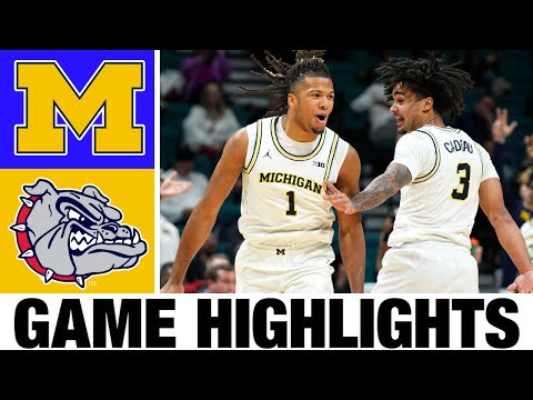 #7 Michigan vs #12 Gonzaga Highlights (Championship) | Men's Basketball | College Basketball 2025