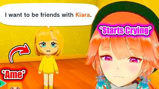 Kiara’s Face Tracking Perfectly Caught Her Reaction When She Saw Ame in Tomodachi Life