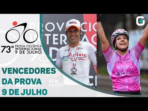 Vencedores da elite feminina e masculina + ciclismo para todos | PROVA 9 DE JULHO (10/07/23)