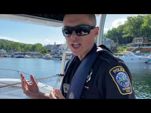 Boat Patrol Ride Along with the Sunapee Police Department