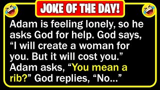 🤣 BEST JOKE OF THE DAY! - One day, in the Garden of Eden, Adam was lonely... | Funny Daily Jokes