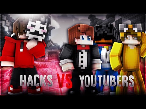 I USED the HACKS AGAINST MINECRAFT ITA YOUTUBERS!