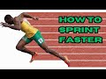 How to run a FASTER 100m