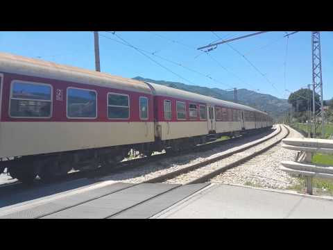 BDZ Shkoda passing by in Zverino, Bulgaria