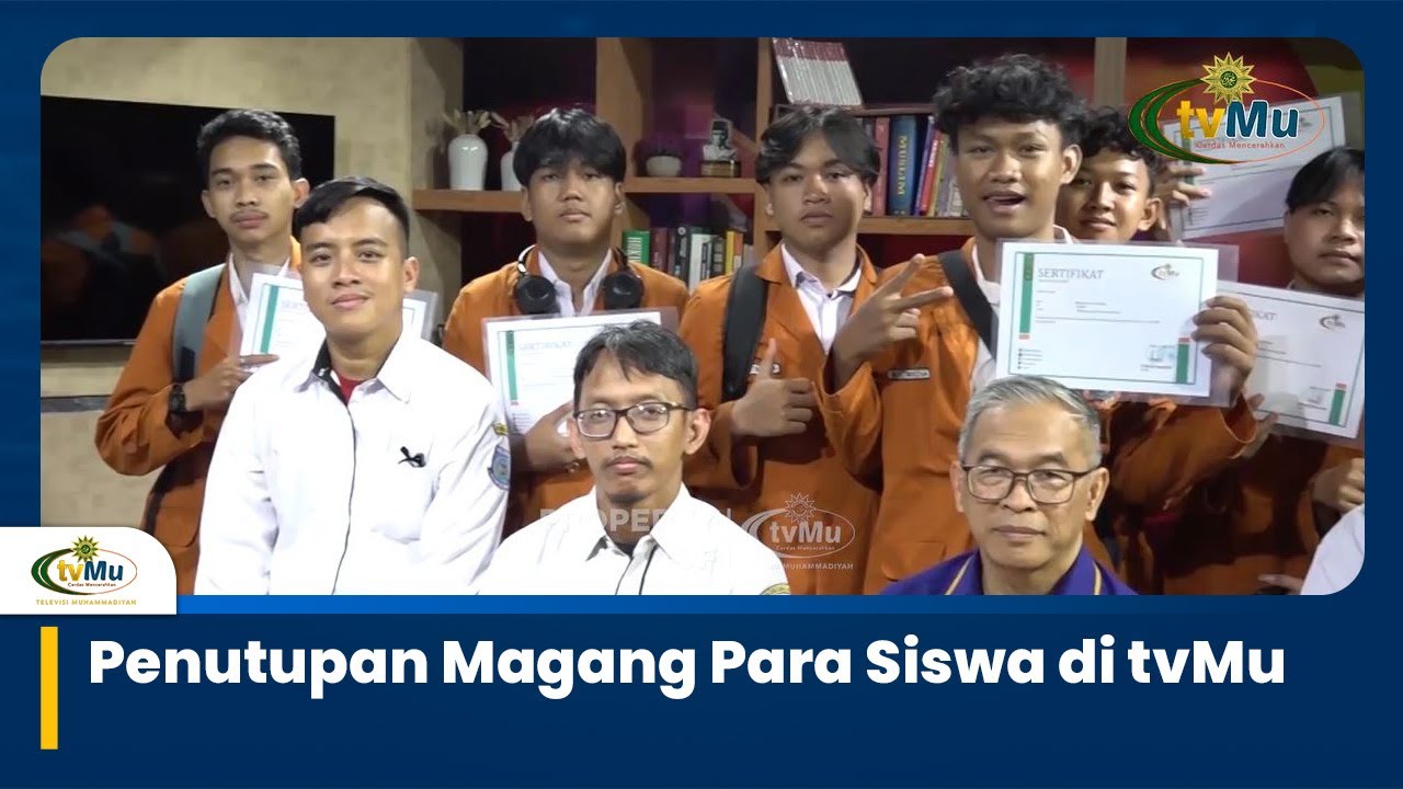 tvMu Lepas Siswa Magang dari SMK Muhammadiyah 3 Tangsel