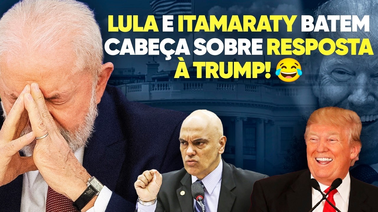 Perdidos! Lula e Itamaraty batem cabeça sobre resposta a Trump... escalarão Janja? 😂