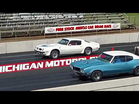 2023 PURE STOCK MUSCLECAR DRAG RACE: 74' Trans Am SD 455 vs. Buick GS
