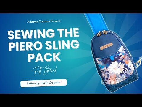 Sewing the Piero Sling Pack by @UhOhCreations - Full Tutorial