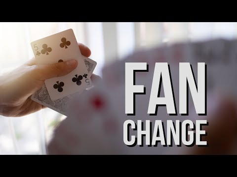 One Handed Fan Color Change (Card Magic Tutorial)